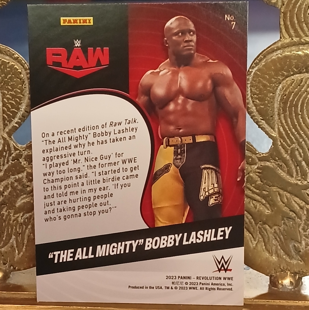 WWE Trading Cards Holographic Revolution Four Cards Bundle Bobby Lashley - Picture 8 of 16